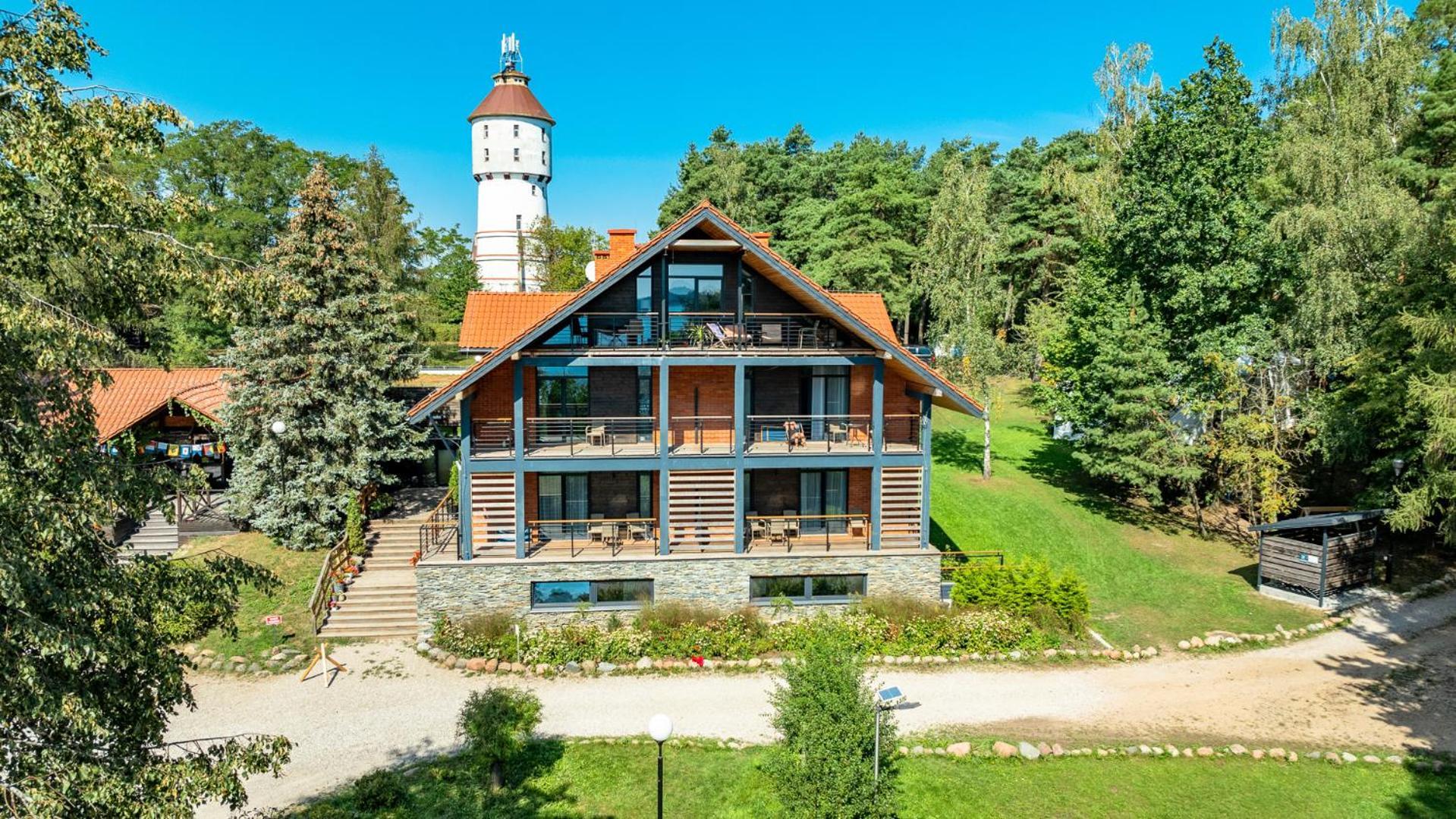 Roza Wiatrow Hotel Węgorzewo Exterior foto