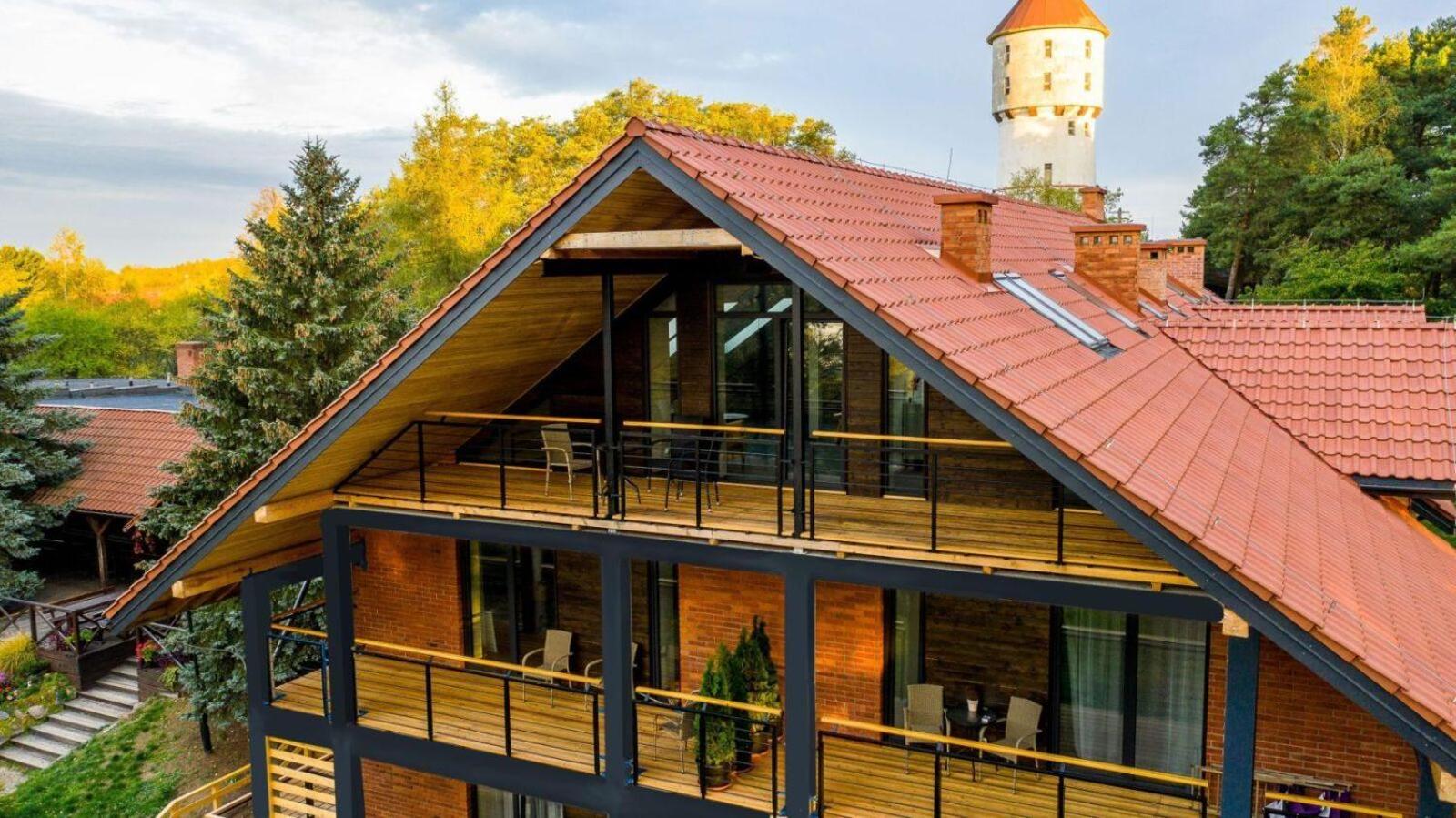 Roza Wiatrow Hotel Węgorzewo Exterior foto